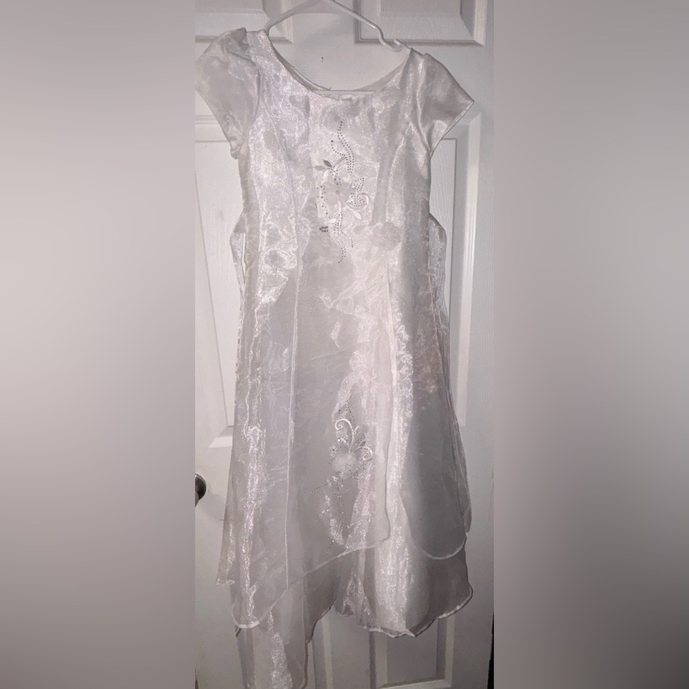 Charming Ivory Kids Formal Dress